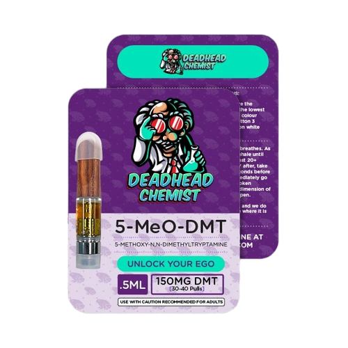 Deadhead Chemist 5 MeO DMT 0.5ml vape cartridge with 150mg fill