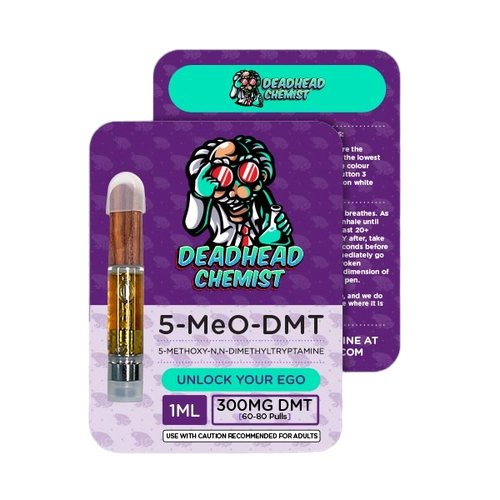 Deadhead Chemist 5 MeO DMT cart 1ml vape cartridge with 300mg fill