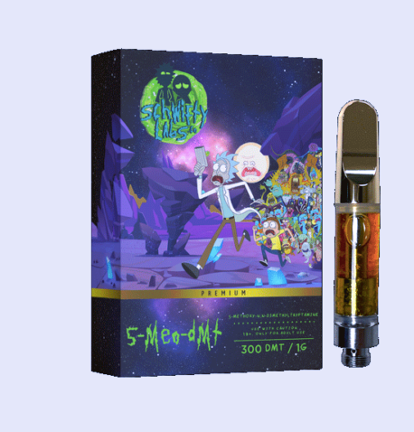 5 MeO DMT cartridge and battery kit by Schwifty Labs with 1ml tank