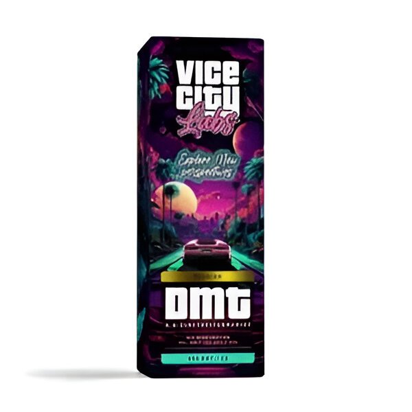 Vice City Labs DMT 1ml vape cartridge holding 800mg of N,N-DMT
